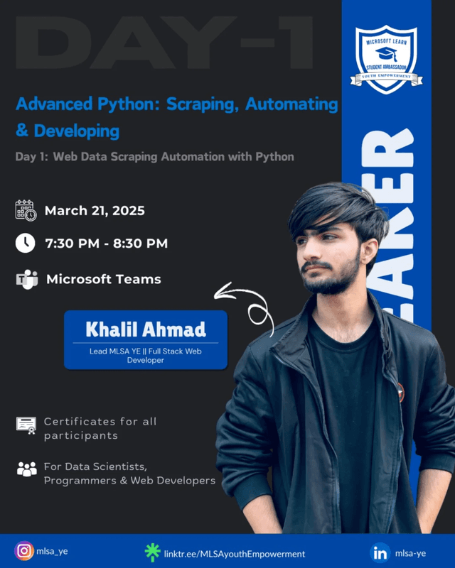 Web Scraping & Automation poster